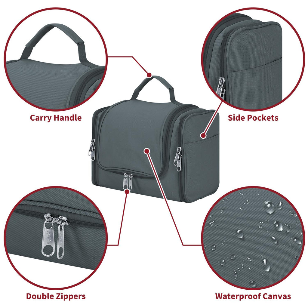 VINSANI TOILETRY BAG D.GREY 1010183