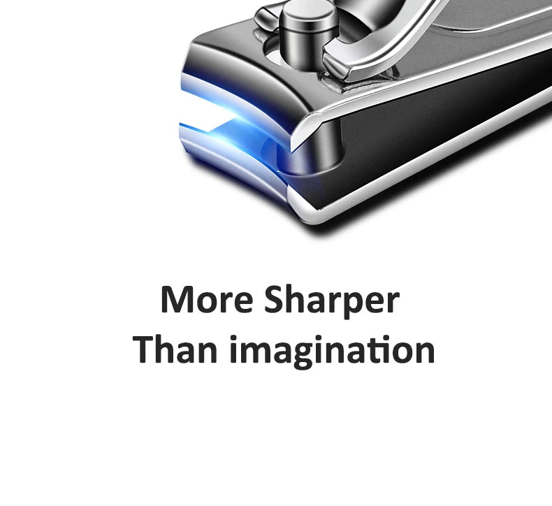 Ouriner 6-18Pcs Portable Manicure Sets Pedicure Kits Bright Black Nail Clipper Set Personal Care Tools Eyebrow Scissors